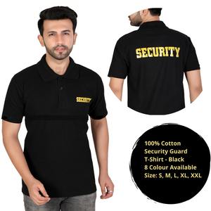 โรงงานจัดหาการออกแบบที่มีจําหน่ายกราฟิกพิมพ์เย็บปักถักร้อยแพทช์เครื่องแบบรักษาความปลอดภัยเสื้อยืดโปโลรักษาความปลอดภัย - Product Image 6