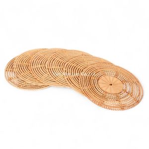 High Quality Handmade <b>Rattan</b> Placemat For <b>Dining</b> <b>Table</b> Made By Skilled Vietnamese Artisans Using Natural Fiber - Product Image 4