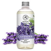 Aromatika - Recarga de Difusor de Aroma Natural de Lavanda, 500 ml, Fragancia Duradera para Habitaciones, Aceite para Difusor de Varillas, Aromaterapia