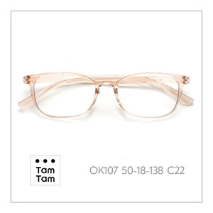 ทัมทัม OK107 แว่นตาป้องกันแสงสีฟ้าสำหรับผู้ใหญ่ น้ำหนักเบา ทรงสี่เหลี่ยม ขอบเต็ม ความทนทานสูง ยืดหยุ่น ทันสมัย - Product Image 1
