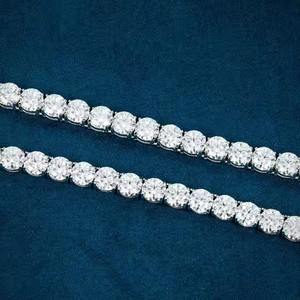 Chaîne à maillons cubains en diamant Mossanite de laboratoire entièrement glacée Bijoux de luxe personnalisés Hip Hop Meilleur cadeau pour hommes Chaînes Hiphop - Product Image 5