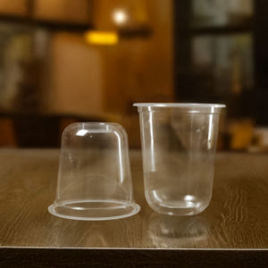 Vasos de plástico PP desechables transparentes para bebidas frías del fabricante de Vietnam, vasos de pared simple para fábrica de té al por mayor - Product Image 1