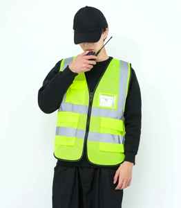 เสื้อกั๊กนิรภัยสำหรับทำงาน Hi-Vis สะท้อนแสงสีตามสั่งสำหรับงานอุตสาหกรรมก่อสร้าง - Product Image 2