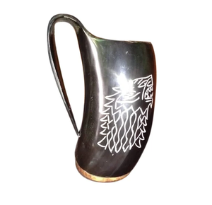 Vente en gros de tasses en corne de buffle authentique, faites à la main, pour boissons chaudes, tasses à café, best-seller - Product Image 2