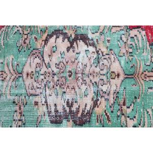 พรมตุรกีขนาดใหญ่ 5.4x8 ฟุต พรมวินเทจ พรมลายพรางสีแดง - Product Image 5