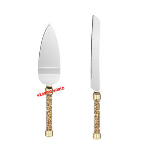 Serveur de gâteau en métal de concepteur d'excellente qualité couteau de gâteau de concepteur fait à la main forme personnalisée en gros serveur de gâteau en métal - Product Image 5