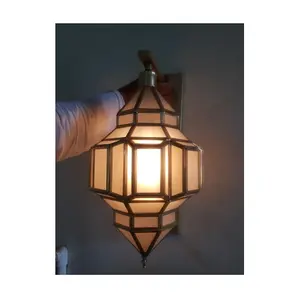 Lanterne marocchine matrimonio decorativo collezione Vintage E-27 supporto lanterna lanterna lampadina in metallo medio al miglior prezzo