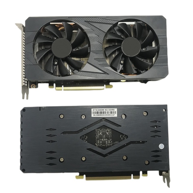 Desktop Gaming GPU GDDR6 8GB PCIe Graphics Card for 2K Gaming Video Editing Rendering Content Creation RTX 3080M Graphics Card