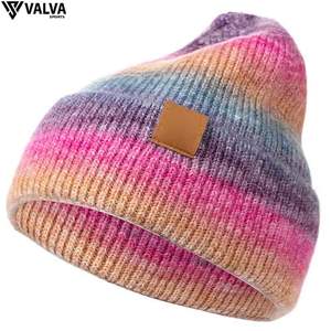 Gorros de Punto con Diseño Jacquard, Logotipo Personalizado, Gorros de Invierno de Seda para Adultos, Unisex, Transpirables, para las Cuatro Estaciones, Uso Diario, PK - Product Image 1