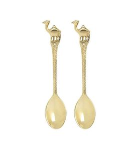 Cuchara de Servir Vintage de Lujo con Mango Ornamental, Cubertería de Metal de Diseño para Restaurantes de Alta Cocina, Decoración del Hogar - Product Image 2