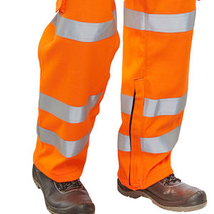 กางเกงทำงานกันไฟผ้าคอตตอนทอป้องกันความปลอดภัยแบบกำหนดเองกางเกงกันไฟทนกรดกางเกงกันไฟ - Product Image 4