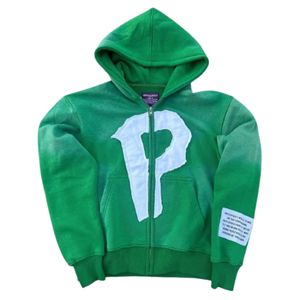 Sudaderas de invierno de algodón 100% de peso pesado para hombres con sudaderas con capucha de impresión de logotipo personalizado - Product Image 1