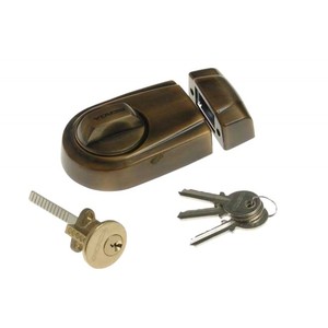 Serrure de jante ZG100S, laiton antique - Product Image 1