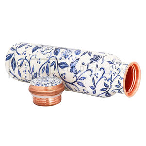 La mejor botella de araña de cobre puro de Venta caliente con botella a prueba de fugas de agarre de alta calidad para regalo de boda de negocios y yoga de gimnasio - Product Image 3