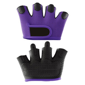 Guantes Deportivos Unisex de Neopreno sin Dedos con Agarre Mejorado, Guantes de Fitness Personalizados Antideslizantes de Neopreno de Medio Dedo - Product Image 1