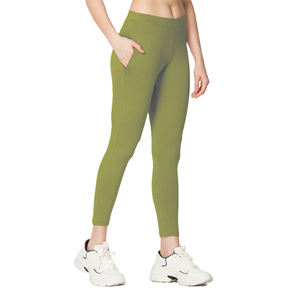 2025 sport Leggings pantalons de Yoga avec poches pour femmes taille haute entraînement Yoga course Push Up Gym Fitness pantalons serrés femmes - Product Image 2