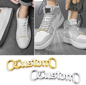 U-Meking Custom Shoelace Nameplate Charm - Personalized <strong>Name</strong> Tag Lace Lock <strong>Badge</strong> <strong>for</strong> Sneakers Shoe Accessory Wholesale - Product Image 3