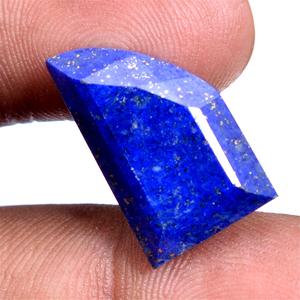 Haute qualité 10x6mm bleu naturel Lapis Lazuli collier Rosecut facettes cabine pierre fantaisie forme lâche cristal IGI certifié - Product Image 5