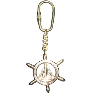 Lujo Vintage indio artesanía artículo nuevo diseño barco ancla llavero mosquetón Clip impermeable al aire libre brújula navegación - Product Image 3