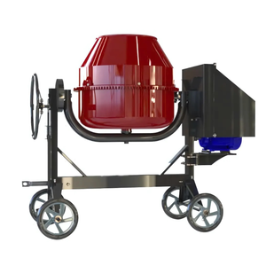 Mezclador de hormigón de construcción de carga automática diésel móvil de 450L con componente de motor central - Product Image 2