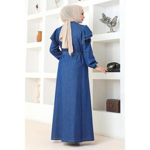 เสื้อโค้ทติดกระดุมแต่งระบายแบบเรียบง่าย เสื้อเทรนช์โค้ทและแจ็คเก็ตสุดหรู - Product Image 4