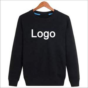 Sweat-shirt en molleton 100 % coton personnalisé pour homme, avec logo brodé sur le devant, col rond, pull-over, écologique et respirant, vente en gros - Product Image 6