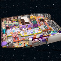 Equipo para Centro de Entretenimiento Familiar, Parque Infantil Comercial Interior Personalizado, Piscina de Pelotas, Carrusel, Pista de Conducción para Niños