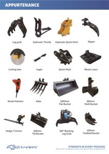 Excavadora Compacta con Componentes Hidráulicos Eaton, Motor y Martillo Rompedor para Trabajos de Zanjado, Paisajismo y Demolición - Product Image 2