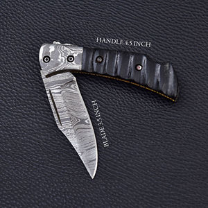 มีดทำครัวเหล็กดามัสกัสด้ามจับออกแบบได้ตามต้องการผลิตจากผู้ผลิตที่ทนทาน - Product Image 4