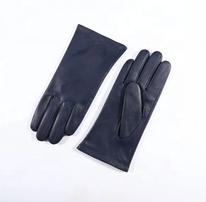 Guantes de vestir de cuero de piel de oveja de alta calidad para invierno cálido de moda para la vida diaria ciclismo uso informal al aire libre - Product Image 5