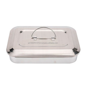 Stainless Steel Manual Tray Lid Surgical Nursing Plastic Surgery Set Medical <b>Equipment</b> Lab Tools <b>Sterilizer</b> Container CE - Product Image 6