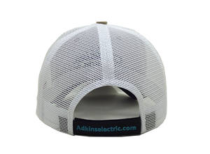 หมวกแก๊ปทรงทรัคเกอร์ 6 แผง ปักโลโก้ด้วยเวลโคร ทรงโค้งสูง 2 สี ขายดี หมวกธุรกิจ - Product Image 2