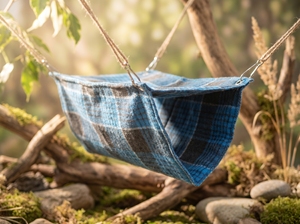 Small Animal Tunnel <b>Hammock</b> L 28cm – Durable Hanging Tunnel Bed for <b>Hamsters</b>, Ferrets, Rats, Chinchillas, Guinea Pigs - Product Image 4