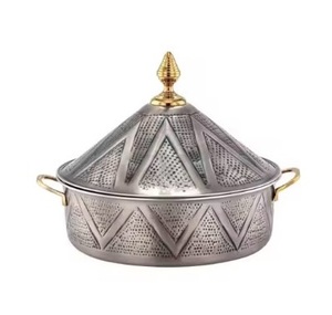 Impresionante mejor última cazuela de alta calidad utensilios de cocina cazuela con tapa de olla de acero inoxidable diseño atractivo ollas calientes - Product Image 1