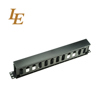 Accessoires réseau de montage en rack de serveur de gestion de câbles horizontaux 1U 19 pouces