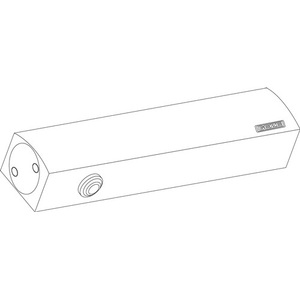 TS 5000 L White <b>Door</b> Closer with Standard Mounting Opposite Hinge Side 9016 EN 2-6 GEZE Standard for <b>Catches</b> & <b>Door</b> Closers - Product Image 4