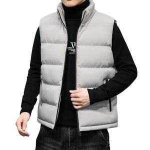 Chaqueta sin mangas cálida informal de Otoño/Invierno de talla grande para hombre, chaleco estilo transmisión en vivo a bajo precio - Product Image 6