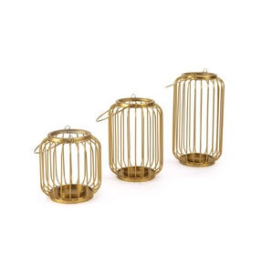 2025 Vintage Design Hanging Candle <b>Lantern</b> Exclusive Quality Metal <b>Gold</b> Color Wire Candle <b>Lantern</b> for Indoor Outdoor Decoration - Product Image 4