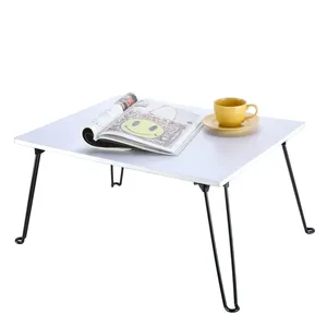 Wooden Lazy Office Laptop Desk Lifting <b>Folding</b> Learning Bed <b>Table</b> - Product Image 1