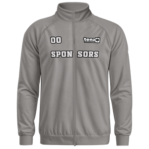 Veste de survêtement à fermeture éclair intégrale en polyester avec logo personnalisé pour les vêtements d'équipe, l'entraînement sportif, fabricant OEM ODM Tenzo Intl MOQ 10 - Product Image 4