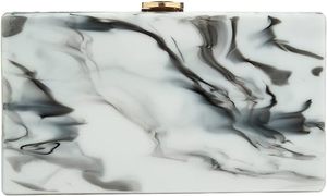 Resin Box <b>Clutch</b> Bag for Women Resin <b>Clutches</b> Resin Bag Women Brass Handle Bag Bridal Handbags with <b>pink</b> Color - Product Image 3