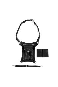 Funda de Cuero y Cinturón Utilitario con Herrajes Plateados, Cinturón Multifuncional - Product Image 6