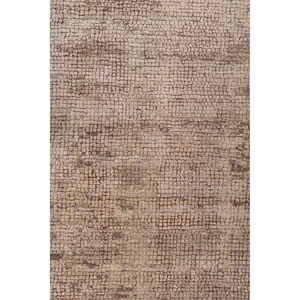 Alfombra Entropy Roja y Naranja de Lana y Seda de Bambú Anudada a Mano AKWS-1533 para Uso Doméstico con Patrón Abstracto - Product Image 3
