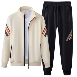 Ensemble deux pièces cardigan à manches longues pour hommes, sweat-shirt et pantalon pour printemps et automne, vêtements de sport de plein air - Product Image 6