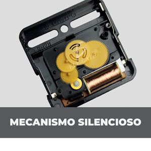 Modern 8\" <b>Silent</b> Analog Decorative Wall <b>Clock</b> Single Face with Fun Scenic & Plant Pattern Plastic Resin Material Quartz Motive - Product Image 3