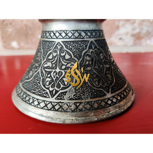 Pot Dallah vintage en laiton plaqué or Pot Dallah de service arabe traditionnel Cooffe et thé Pot Dallah Design attrayant Nouveau Style Pot Dallah - Product Image 6