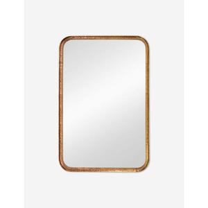 Cadre de miroir en laiton finition antique de luxe, style vintage, pour couloir, entrée, doré poli, tailles personnalisées - Product Image 1