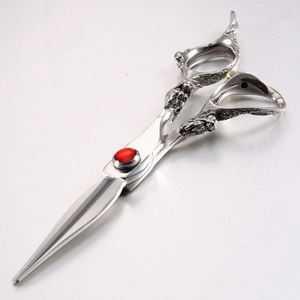 Tijeras de adelgazamiento de corte de peluquero con mango de dragón de alta calidad logotipo personalizado hoja extremadamente afilada para profesionales y principiantes - Product Image 2