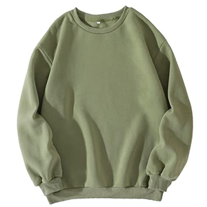 Sudadera de Mujer de Manga Larga de Algodón con Logotipo Personalizado de Alta Calidad 2026, Transpirable, Sostenible, Informal, Lisa - Product Image 1