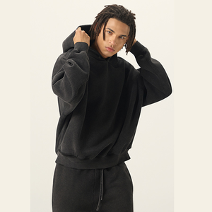 Durable Embroidered Custom Printed Winter Streetwear Pullover for Men and Women 100% Cotton Oversized Fit - Product Image 3